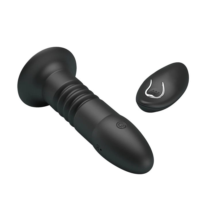 Wtyk analny - MR PLAY, 4 tryby wibracji, 4 tryby ruchu, zdalne sterowanie
