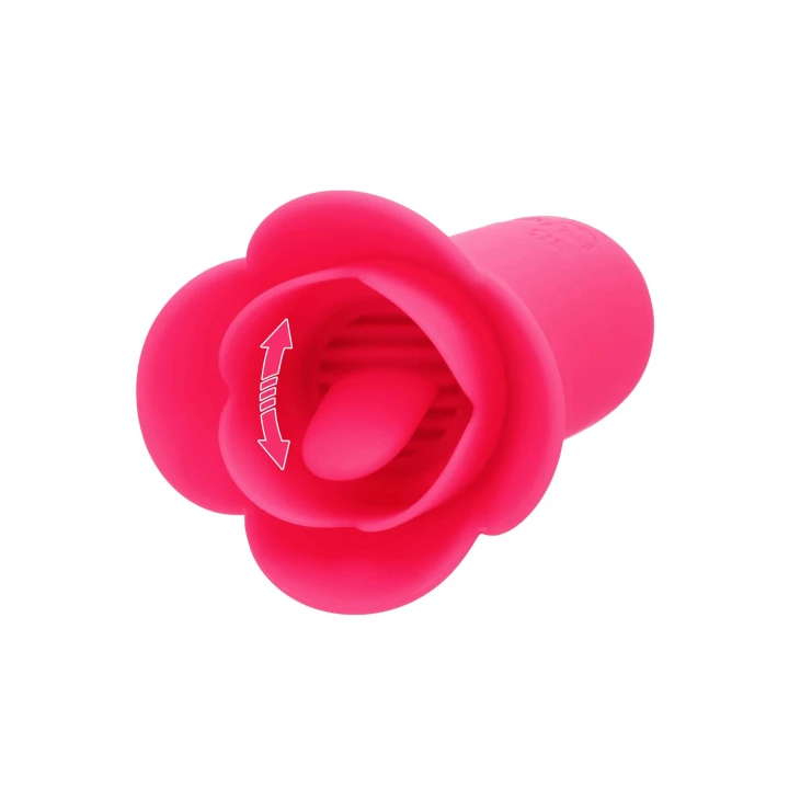 Masażer zewnętrzny Lily Licker - Mini, silikonowy, 10 trybów wibracji, wodoodporny IPX6