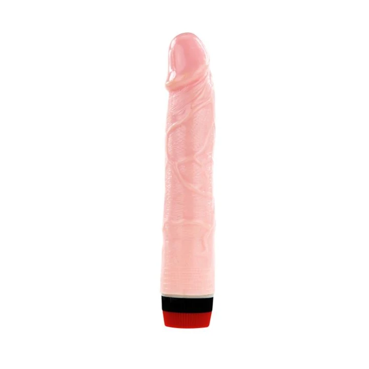 Dildo BAILE - 21 cm długości, realistyczne wibracje, wodoodporne, materiał TPR