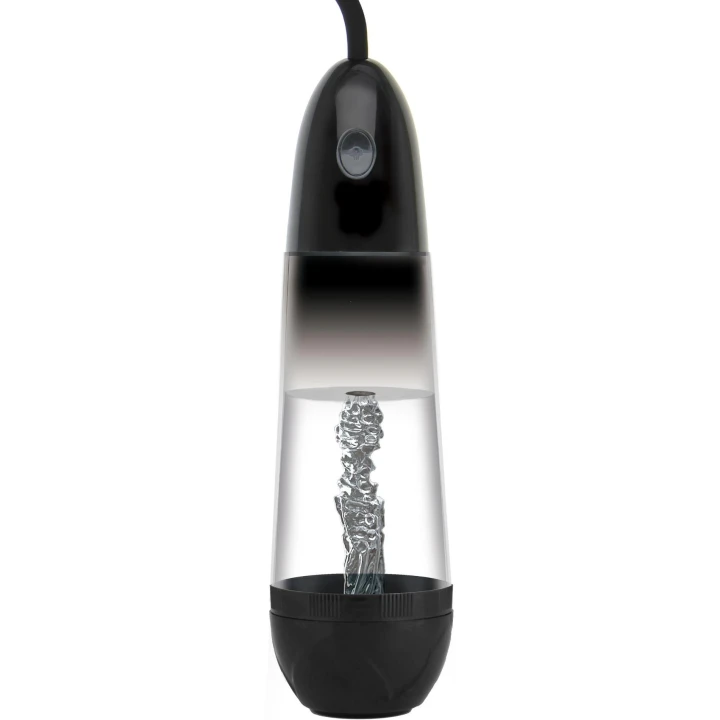 Pompka do penisa Hidden Desire FUSION X, przezroczysta, z rękawem powiększającym 30,5x6,5 cm