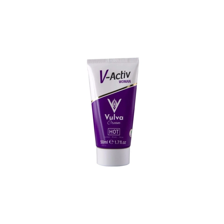 Krem do łechtaczki HOT V-Activ CBD 50 ml — ogrzewający, zwiększający wrażliwość