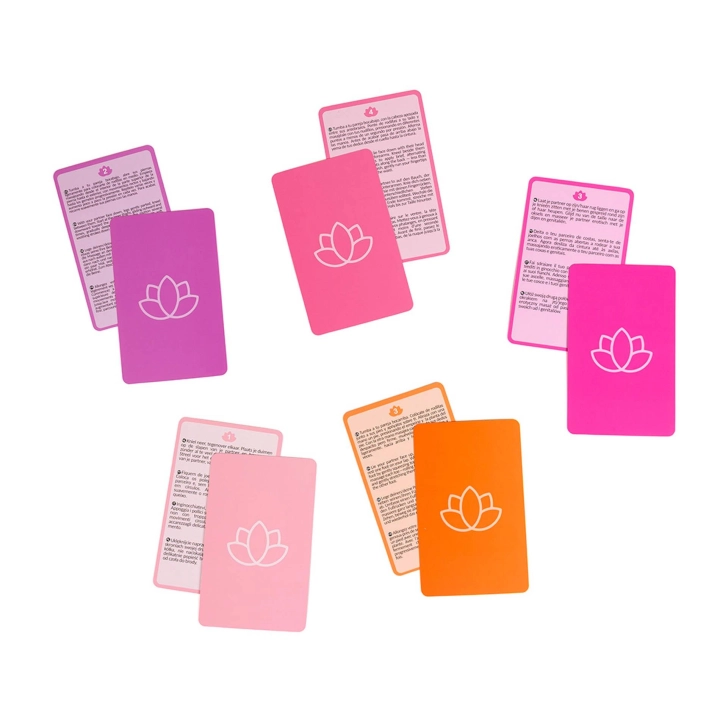 Gra towarzyska „Massage Time” – zestaw dla par, 50 kart, kostka, instrukcje