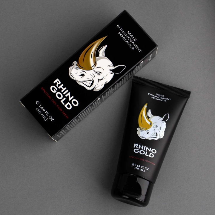 Żel dla mężczyzn Rhino Gold – 50 ml, szybko wchłaniający się, z L-argininą
