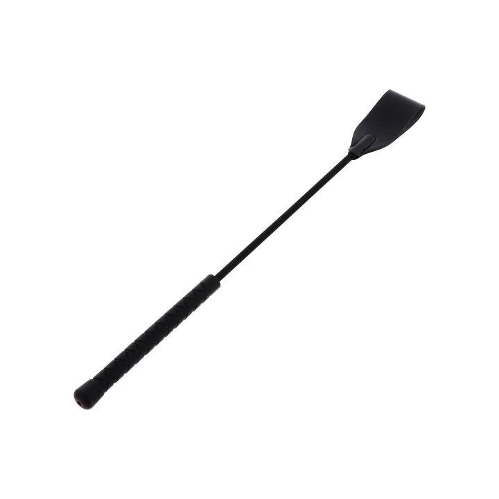 Pejcz Crop Flapper - HIDDEN DESIRE, skóra PU, długość 48 cm, luksusowe wykończenie