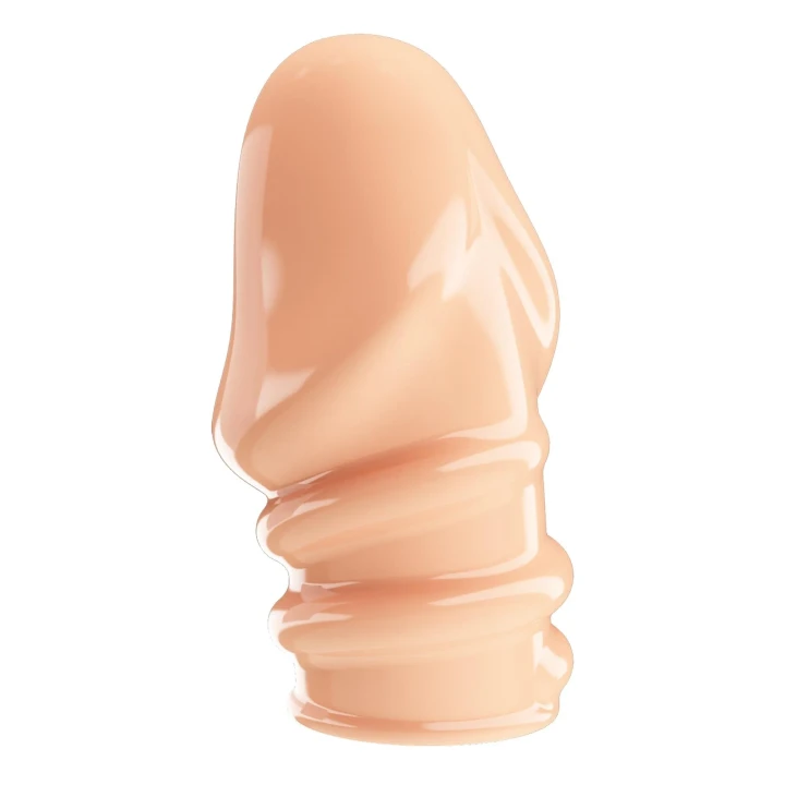 Nakładka na penisa PRETTY LOVE - JEREMY, TPR, elastyczna, zwiększająca grubość