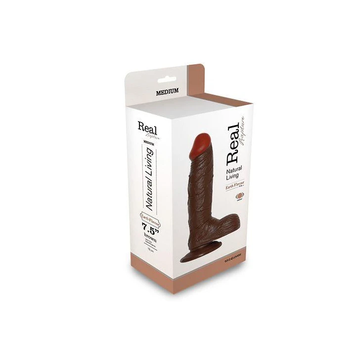 Wibrator REALISTYCZNY Toyz4lovers z regulowanym wibracjami, przyssawką, 7.5"