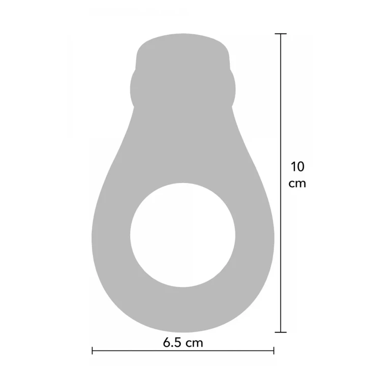Pierścień wibracyjny TOYJOY, 3,5-4,5 cm, 10 trybów wibracji, wodoodporny IPX5