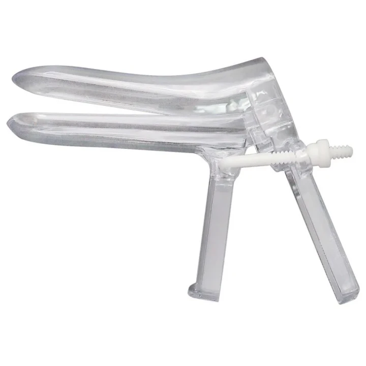 Wziernik ginekologiczny ABS z regulowanym otwarciem, długość 10 cm, jednorazowy