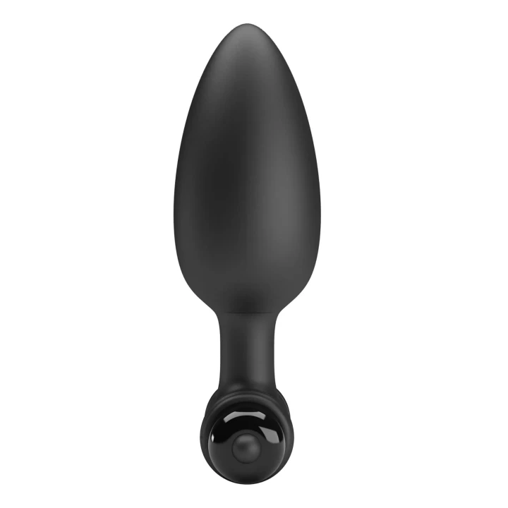 Wibrujący butt plug Mr. Play, silikonowy, 10 funkcji wibracji, 11,8 cm długości