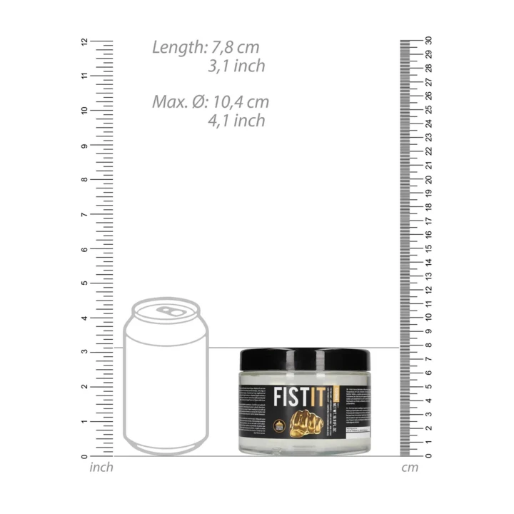 Lubrykant na bazie wody Fist It - 500 ml, bezbarwny, bezzapachowy, dermatologicznie testowany