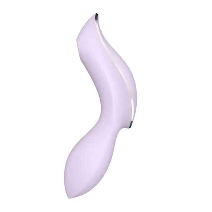 Wibrator - Satisfyer Curvy Trinity 2, 3 silniczki, wodoszczelny IPX7, 11 programów fal ciśnienia