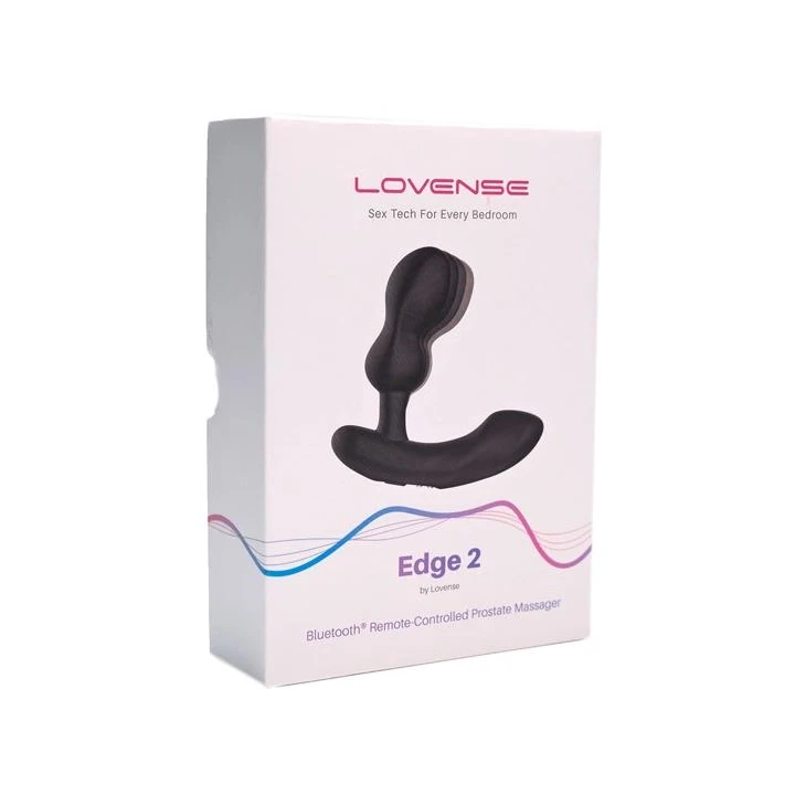 Masażer prostaty Lovense Edge 2, IPX7, Bluetooth, ergonomiczny kształt