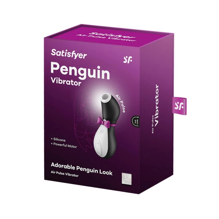 Stymulator łechtaczkowy Satisfyer Penguin – Air Pulse, 11 poziomów, IPX7