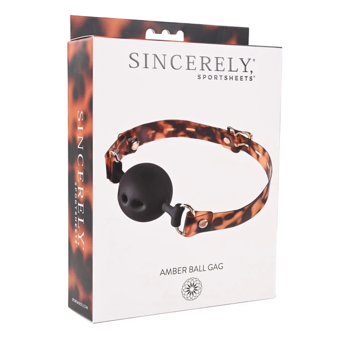 Zabawkowy gag, Sportsheets, regulowany pasek, 3 otwory do oddychania