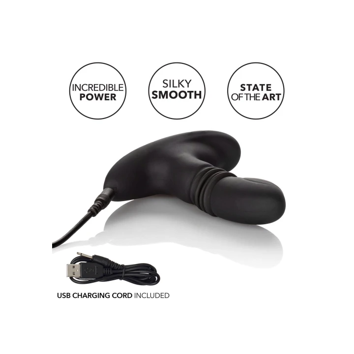 Wibrator analny Eclipse - wibrujący, silikonowy, wodoodporny, 9.5 cm