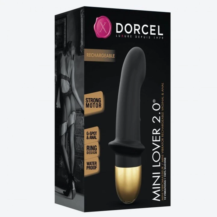 Wibrator uniwersalny Dorcel Mini Lover 2.0 - 10 trybów wibracji, ładowany USB