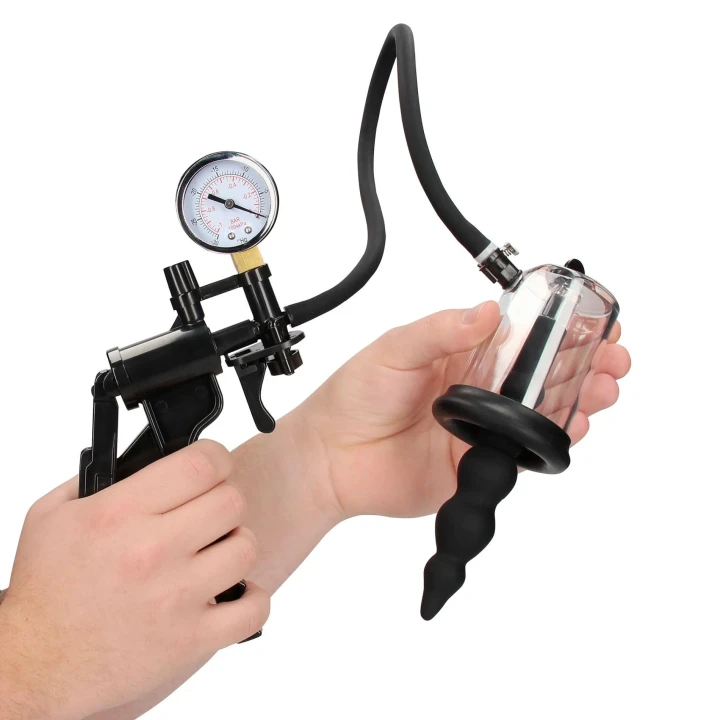 Pompka manualna ABS/Silikon - Kształt różyczki, z 3 różnymi wtyczkami