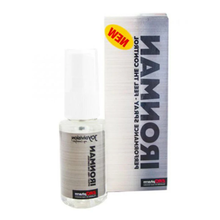 Aerozol do kontrolowania intensywności, IRONMAN, 30 ml, znieczulający spray dla mężczyzn