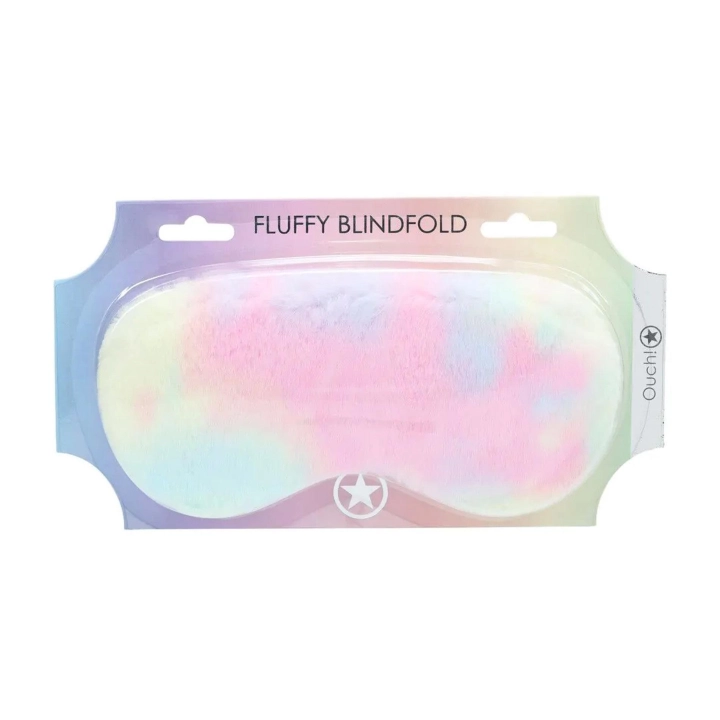 Opaska na oczy (mask) Fluffy Mask – puszysta, elastyczna, z miękkiego pluszu