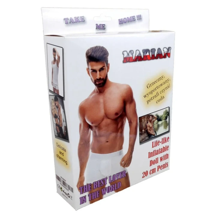 Lalka miłości Marian - Naturalnych rozmiarów, model męski, 160 cm wysoka