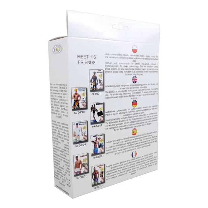 Lalka Miłości - Lalka mężczyzna 160 cm, Naturalne Rozmiary, Męski Tors