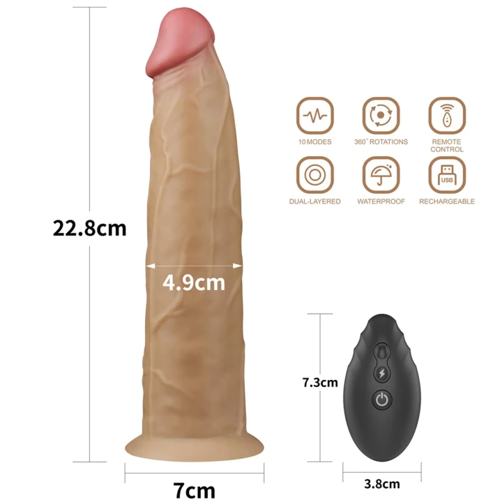 Dildo Platinum Silicone 9