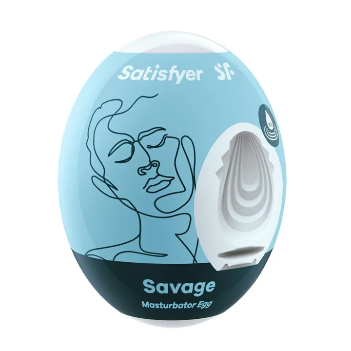 Jajko masturbacyjne Satisfyer EGGCITED, wodoodporne, hydroaktywne TPE, elastyczne