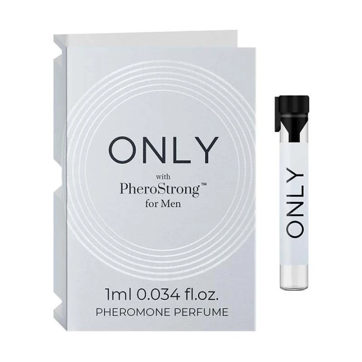 Tester feromonowy dla mężczyzn PheroStrong 1ml - nuty: cedr, wanilia, pomarańcza
