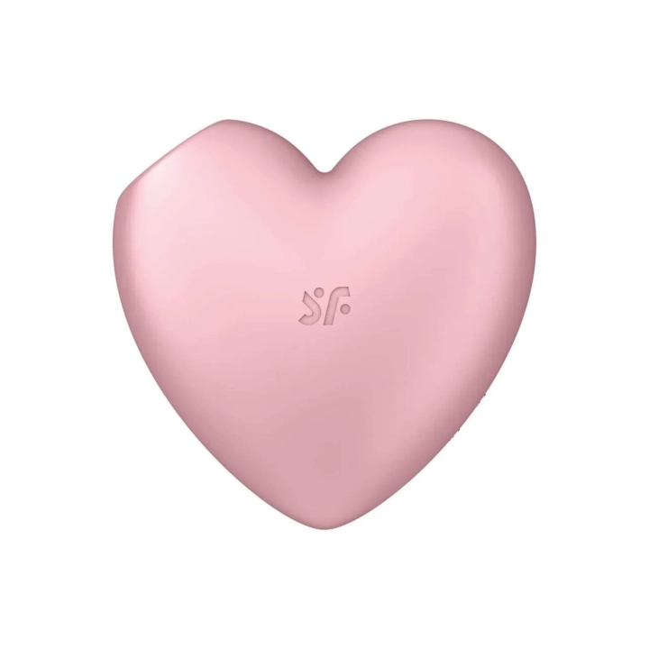 Stymulator łechtaczkowy Satisfyer Cutie Heart, silikon medyczny, wodoodporny, z wibracjami