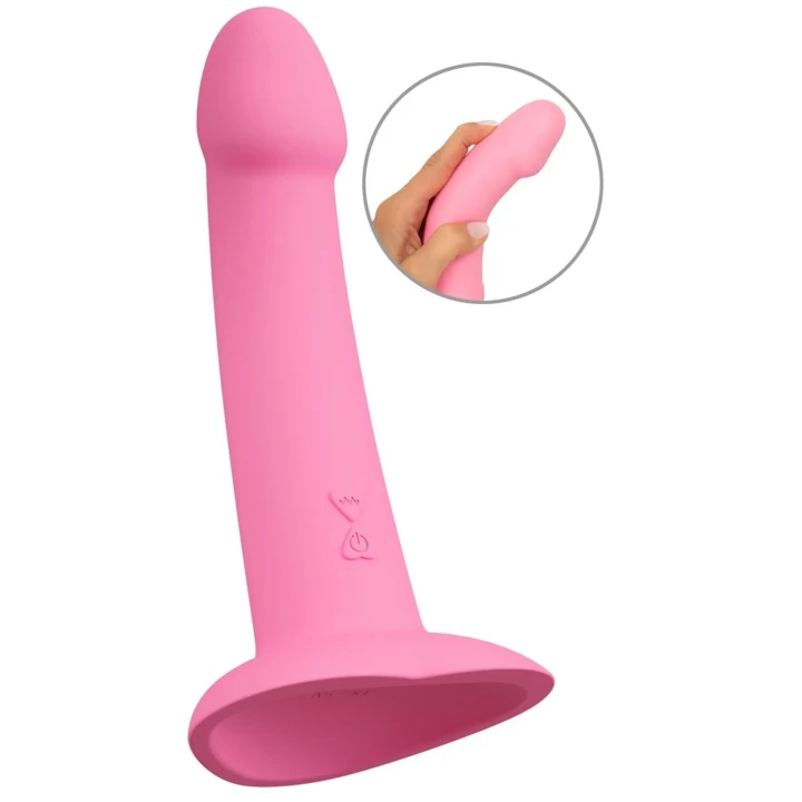 Wibrator You2Toys Heart Guy Pink, wodoodporny, 10 trybów wibracji, silikonowy