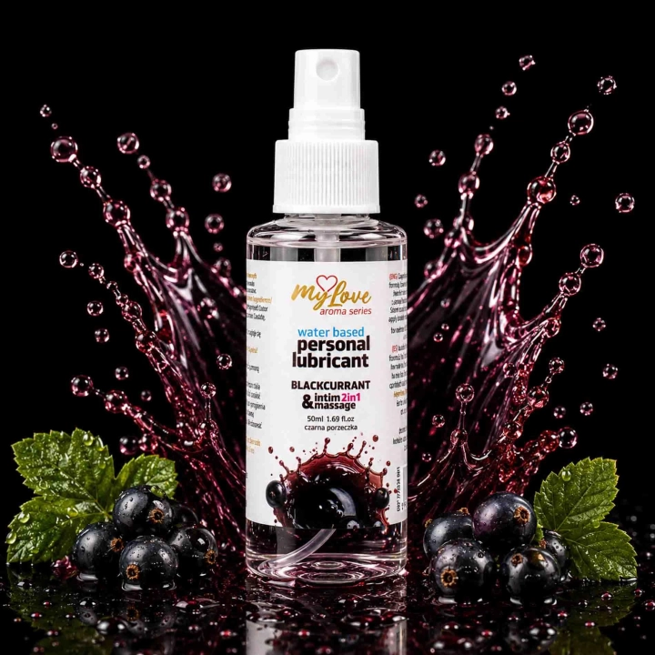 Żel intymny i do masażu MyLove Aroma Series – wodny, czarna porzeczka, 50 ml