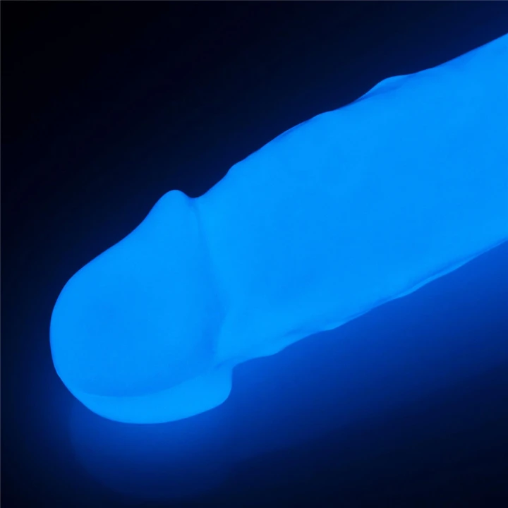 Dildo Lumino Play 8,5'' – TPE, świecący w ciemności, realistyczna tekstura skóry