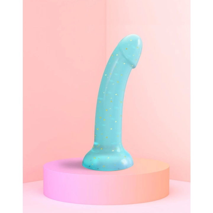 Wibrator Dildolls Nightfall – silikon płynny, długość insercyjna 14 cm, przyssawka