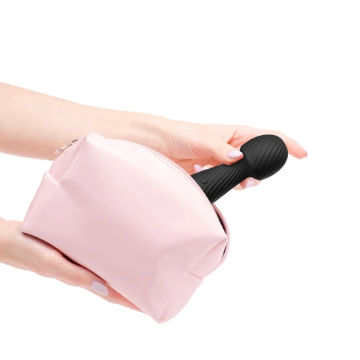 Masażer do ciała Dazzle Black, silikon medyczny, 9 trybów wibracji, wodoodporny