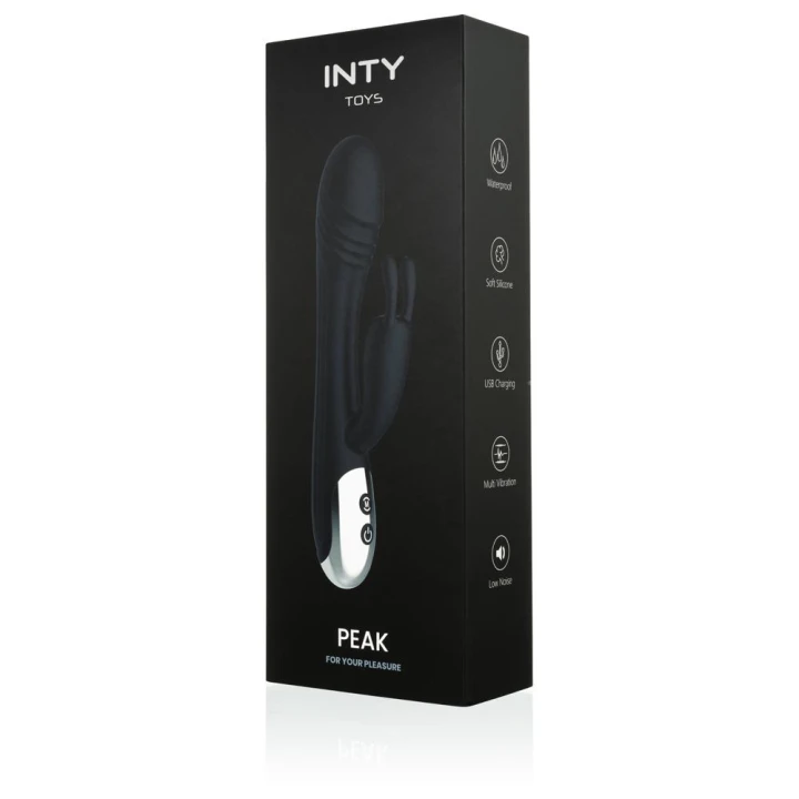 Wibrator łechtaczkowy INTY Toys - 7 trybów, 2 silniki, wodoodporny