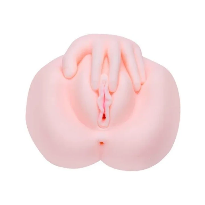 Wibrujący masturbator BR21, 1,15 kg, z funkcją podwójnego wypełnienia