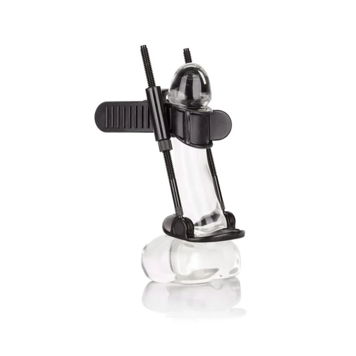 Rozszerzacz penisa, mosiądz-silikon-poliuretan, długość 16.5 cm, średnica 4.5 cm