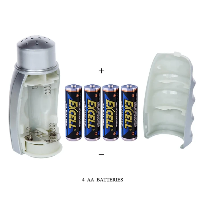 Masturbator BAILE, TPR ABS, z funkcją wibracji i podgrzewania