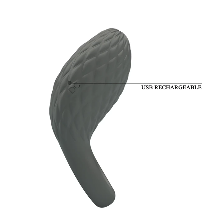 Pierścień wibracyjny silikonowy PRETTY LOVE, 7 funkcji, wodoodporny, pamięć wibracji