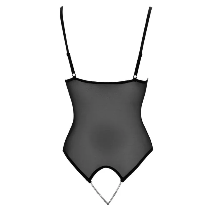 Body COTTELLI LINGERIE z rozciętymi miseczkami i koronkowym wykończeniem