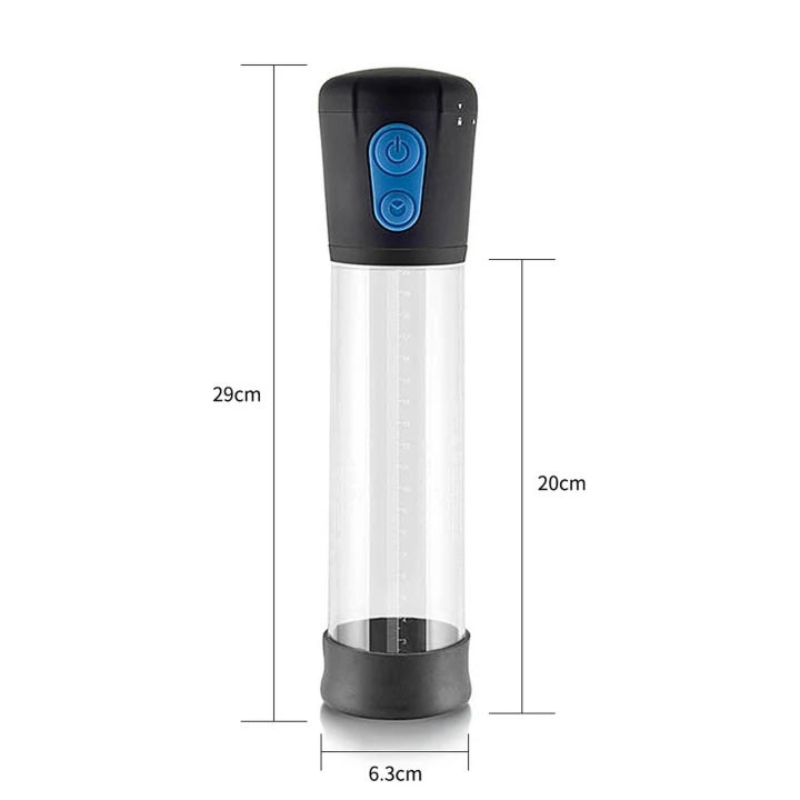 Pompka próżniowa do penisa Maximizer Worx VX3 z silnikiem, akrylowym cylindrem i pierścieniem