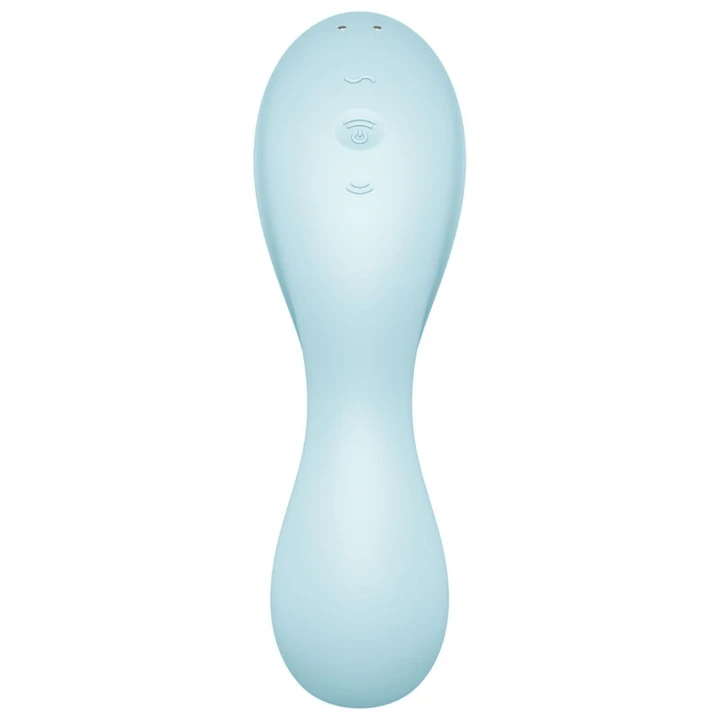 Stymulator łechtaczkowy Satisfyer Curvy Trinity 5 - silikon medyczny, wodoodporny, wibrujący