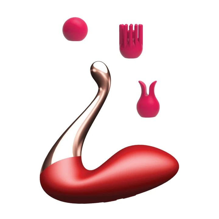 Masażer łabędzi - Stymulator z funkcją APP, podwójne wibracje, wodoodporny