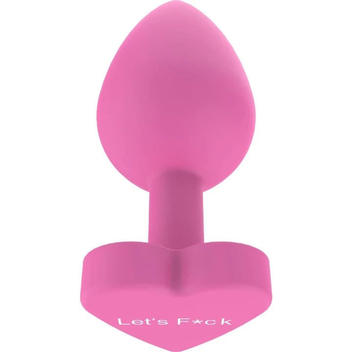 Korek analny ToyJoy Booty Sweethearts, silikonowy, 3.5 cm, różowy