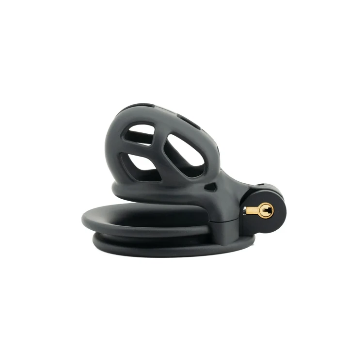 Klatka na penisa - HIDDEN DESIRE, ABS Plastic, 4 rozmiary pierścieni, 7 cm długości