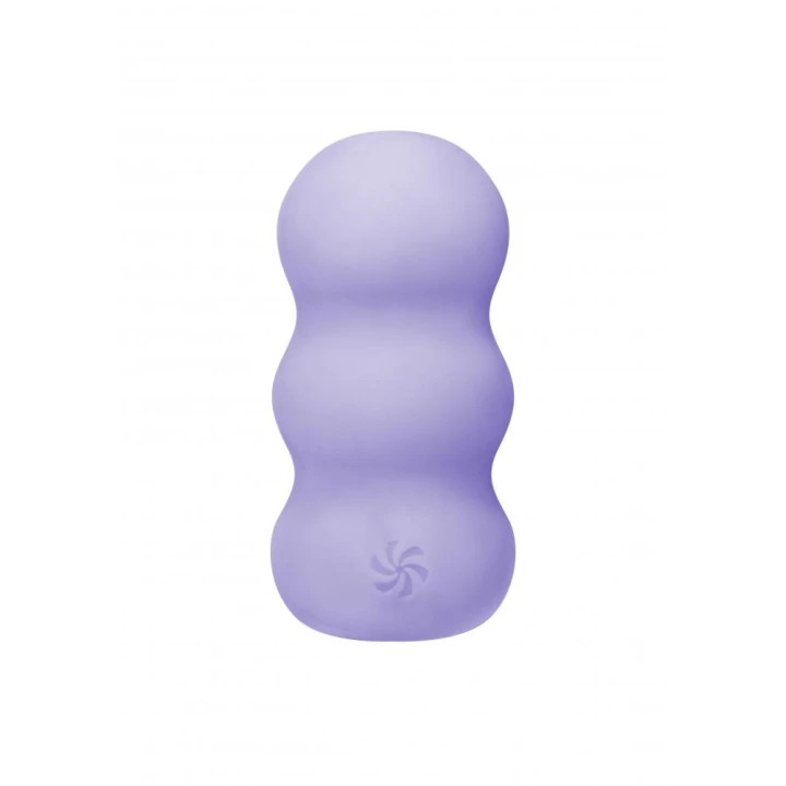 Masturbator TPE Sweety Marshmallow, długość 8 cm, wodoodporny, lawendowy
