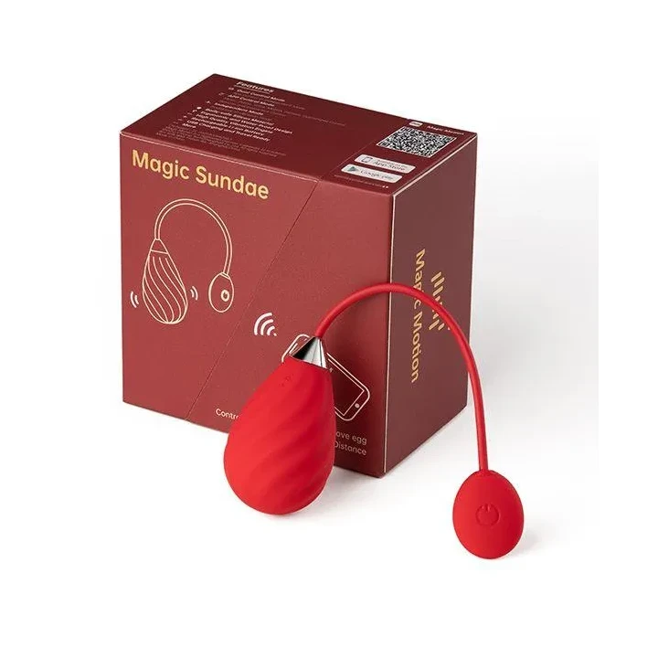 Jajko miłości Magic Motion - silikonowe, sterowanie aplikacją, 10 trybów wibracji
