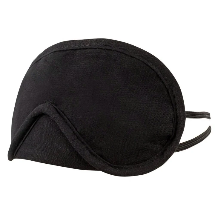 Zestaw opasek na oczy - 100% bawełna, 2 sztuki (czerwona/czarna) do gier i snu