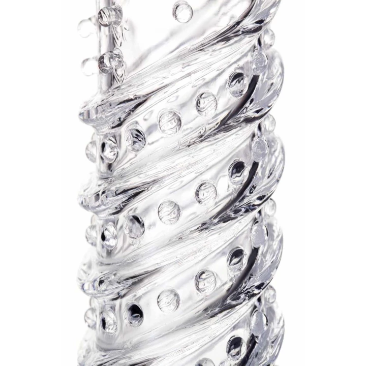 Osłona na penisa A-TOYS, TPR, elastyczna, przezroczysta, 15,5 cm