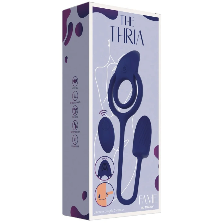 Stymulator łechtaczkowy TOYJOY Thria, 10 trybów wibracji, wodoodporny, silikonowy